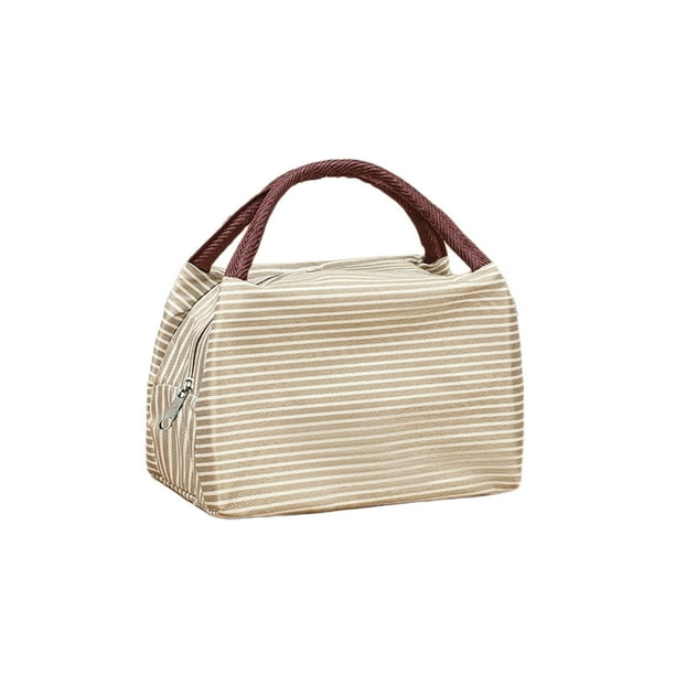 Bolsa de Almuerzo Aislante para Mujeres y Hombres – Porta Comidas Térmico Reutilizable e Impermeable con Forro de Aluminio, Caja de Almuerzo Portátil de Gran Capacidad para Trabajo Oficina Picnic