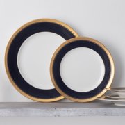 Noritake Odessa Cobalt Gold 12-Piece Dinnerware Set, Service for 4