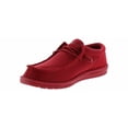 thumbnail image 5 of Hey Dude Wally Funk Mono 40011-610 Casual Men Red Poly Knit Slip-on Shoes FHD035 (11), 5 of 6