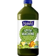 Naked No Sugar Added, Non GMO Green Machine Fruit Juice, 64 Fl Oz, Bottle