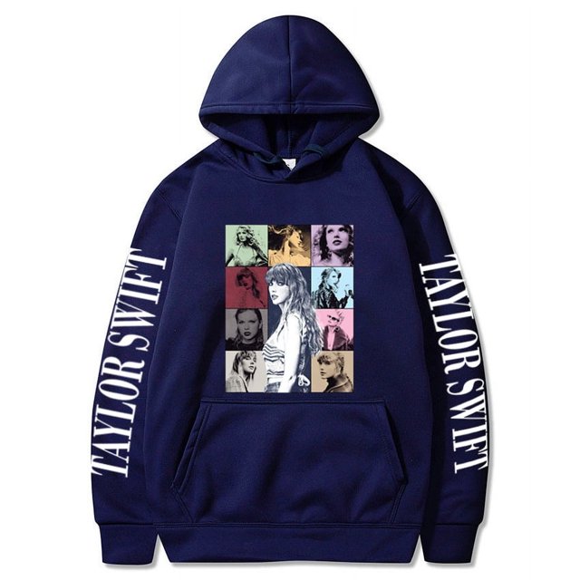 Taylor Swift Men'S And Women'S Casual Sports Hooded Sweatshirt Loose Thread Bottom Hem Sweatshirt Jacket