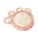 thumbnail image 5 of Cama plana con forma de pata de oso para perros y gatos, con cojín suave y antideslizante en la parte inferior. Rosa XL, 5 of 9