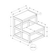 thumbnail image 4 of Ladder - Step Stool - Bedroom - Kitchen - Dark Taupe Laminate - Contemporary, 4 of 12