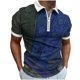 thumbnail image 1 of Camisetas de Manga Larga para Hombres Casual Impreso Girar Abajo Cuello Cremallera Camiseta, Ligera Blusa de Algodón de Imitación para el Hogar, Diario Y Cuatro Estaciones de Uso, 1 of 5