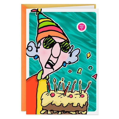 Maxine Crabby Wishes Funny Birthday Card With Sound