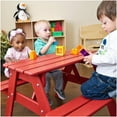 thumbnail image 5 of Little Colorado Wooden Toddler Picnic Table for Indoor Outdoor Use, Natural, 5 of 5