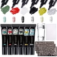thumbnail image 1 of Nail Stamper Kit with Stamping Polish, Nail Stamping Gel Polish Set Nail Print Stamper Tool Nail Stamping Plate Stamp Nail Stamp Polish Gel Paint For Nails Art Printing UV Nail Polish, 1 of 9