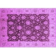 thumbnail image 1 of Ahgly Company Indoor Rectangle Oriental Purple Traditional Area Rugs, 4' x 6', 1 of 4