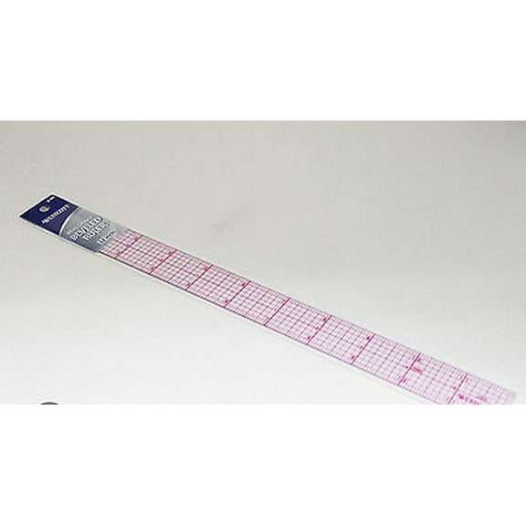 Teamwork WESTCOTT 12” INCH CLEAR PLASTIC 8ths GRAPH RULER SIZE 1“X 12” #B-60