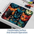 thumbnail image 6 of Cat Printed Square Gaming Mouse Pad, 8.3x9.8 Inch Non-Slip Rubber Bottom Mousepad for Office and Gaming, 6 of 6