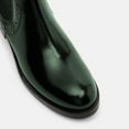 thumbnail image 2 of XYD Women Chelsea Flat Ankle Boots Chunky Low Heel Round Toe Elastic Side Fashion Rivet Studs Office Casual Shoes Size 7 Green, 2 of 4