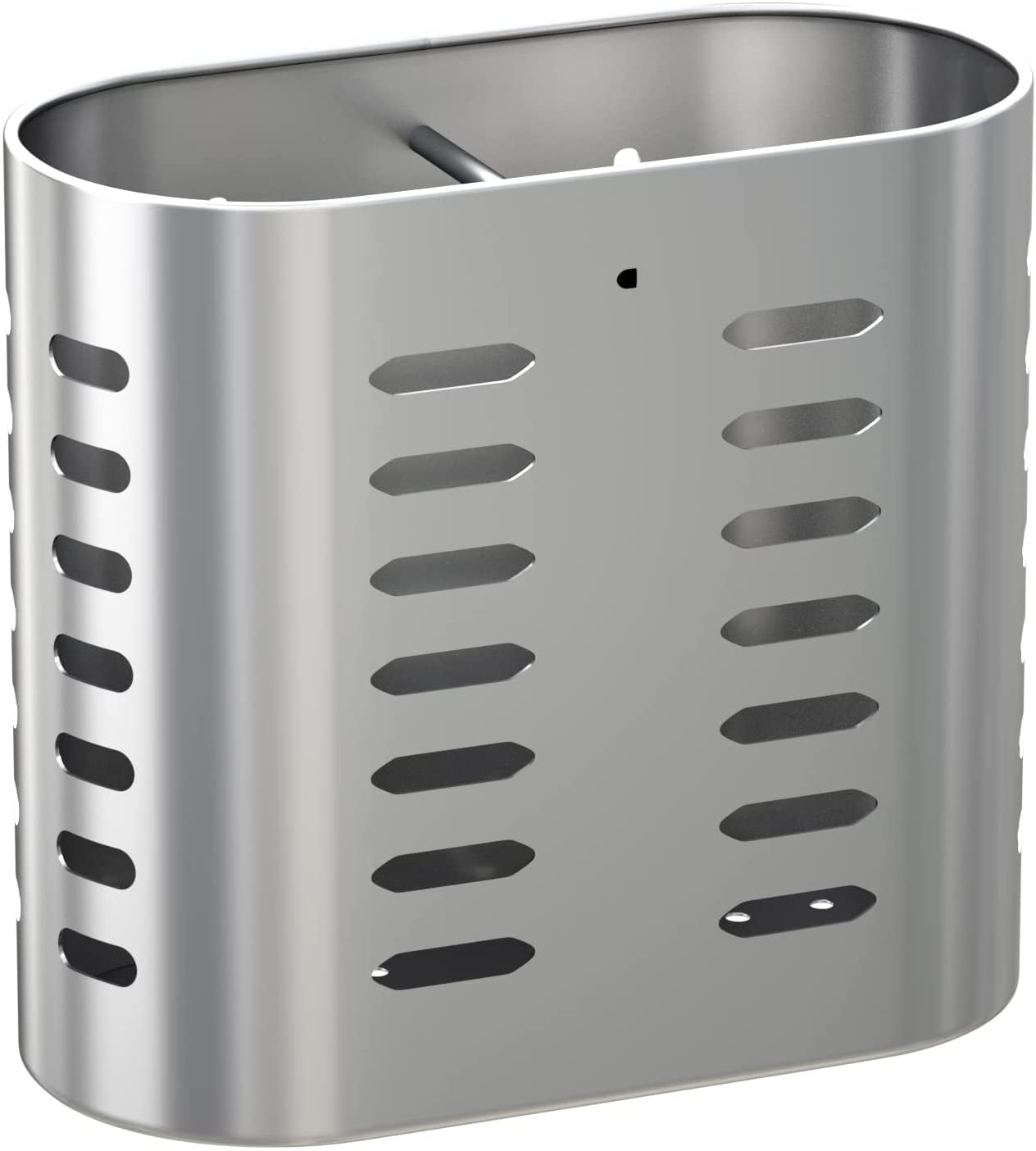 organ climate Set out Stainless Steel Kitchen Utensil Holder for Countertop - Spoon and Fork  Holder Silverware Caddy - Hanging Utensil Holder (1 pc - Stainless Steel  Mirror Finish) - Walmart.com