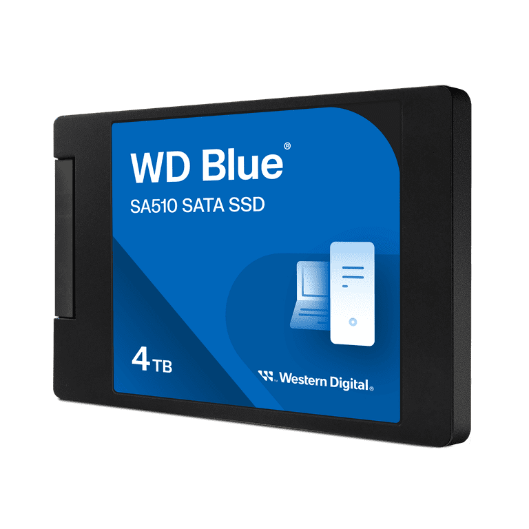 Western Digital 4TB WD Blue SA510 SATA SSD, Internal 2.5”/7mm