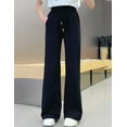 thumbnail image 3 of Girls Jeans Pants Elastic Waist Wide Leg Pants Trousers Pants for Teen Girls Cowgirl Pants, 3 of 5