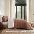 thumbnail image 3 of Terracotta Clay King/Cal King (108" X 96") Matelasse Coverlet Quilt Bedding Set, 3 of 7