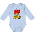 thumbnail image 3 of Inktastic Dad is My Hero Boys or Girls Long Sleeve Baby Bodysuit, 3 of 5