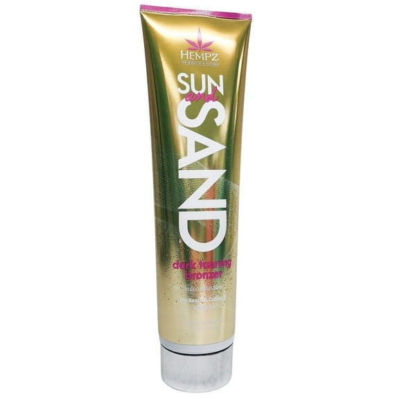 Hempz Sun & Sand Dark Bronzer Tanning Lotion 9.5 oz