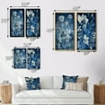 thumbnail image 4 of Designart "Vintage Botanicals Faded Blue Wildflowers V" Abstract Botanicals Framed Wall Art Set Of 2 - Modern Blue Gallery Wall Frame Set For Home Decor, 4 of 6