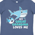 thumbnail image 4 of Inktastic My Great Grandma Loves Me with Cute Sharks Boys or Girls Toddler T-Shirt, 4 of 5
