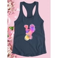 thumbnail image 3 of Mom Child Watercolor Art Racerback Tank Women -Image by Shutterstock, Female x-Large, 3 of 4
