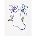 thumbnail image 3 of Gianni, Katie 19x24 Black Modern Framed Museum Art Print Titled - Wobbly Blooms IV, 3 of 5