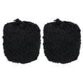 thumbnail image 1 of 2 rollos de hilos de crochet portátil de lana de vellón de coral conveniente de punto, 1 of 6