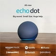 thumbnail image 2 of Echo Dot (5th Gen, 2022 Release) (Deep Sea Blue) with Wifi Smart Plug and Cleaning Kit, 2 of 6