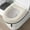 White, variant on Kumdkd Pink Thickened Toilet Seat Cover with Handle, Winter Warm Waterproof Toilet Seat, Removable Soft Fabric Toilet Lid Cover for Cold Weather, Universal Fit for Most Toilets, Easy Clean