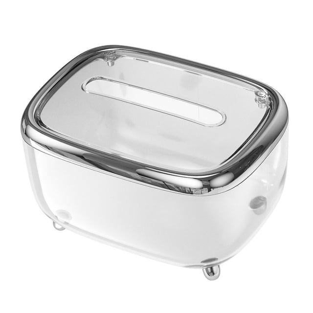 Soporte para caja de papel, caja de pañuelos, servilleta transparente, cubierta para caja de almacenamiento de servilletas, valor inmejorable