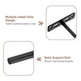 thumbnail image 4 of 4Set Floating Shelf Brackets, 6" 4 Holes Iron Hidden Shelf Supports, Black, 4 of 7
