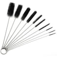 thumbnail image 1 of Cepillo de herramientas para equipos de tatuajes, cepillo de limpieza mecánica, cepillo de barra de nailon, juego de diez piezas de acero inoxidable, cepillo de limpieza, 1 of 6