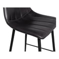 thumbnail image 5 of Alibi Tabouret de Bar Contemporain Hauteur Comptoir - Ensemble de 2 - Noir Mat, 5 of 5