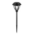 thumbnail image 2 of Lámpara de jardín solar Lámpara de sombra LED para exteriores | IP44 Luz impermeable para caminos y patios | Estaca de piso solar | Encendido/apagado automático | Panel de carga rápida | 45,2 cm |, 2 of 8