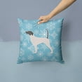 thumbnail image 2 of Carolines Treasures BB3495PW1414 Winter Snowflake English Pointer Fabric Decorative Pillow, 2 of 4