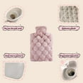 thumbnail image 2 of Portable Hot Water Bottle with Plush Cover，1 L Hot Water Bag for Hot and Cold Compress, Hand Feet Warmer, Ideal for Menstrual Cramps, Neck and Shoulder Pain Relief, 2 of 6