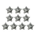 thumbnail image 3 of Colgantes de Estrella de Navidad BLESIY decoración para fiestas suministros de boda gris 10 Uds, 3 of 8