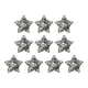 thumbnail image 3 of 10 colgantes de estrella de Navidad con pentagrama reutilizable para decoración colgante gris, 3 of 9