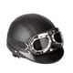 thumbnail image 1 of Motocicleta Scooter abierto mitad cuero casco con Visor UV gafas Retro estilo Vintage 54-6 MABOTO  Gafas de moto, 1 of 6