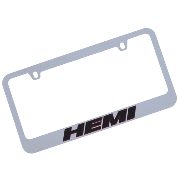 Hemi License Plate Frame (Chrome)