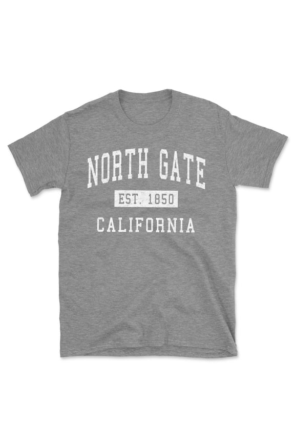 North Gate California Classic Established Men's Cotton T-Shirt