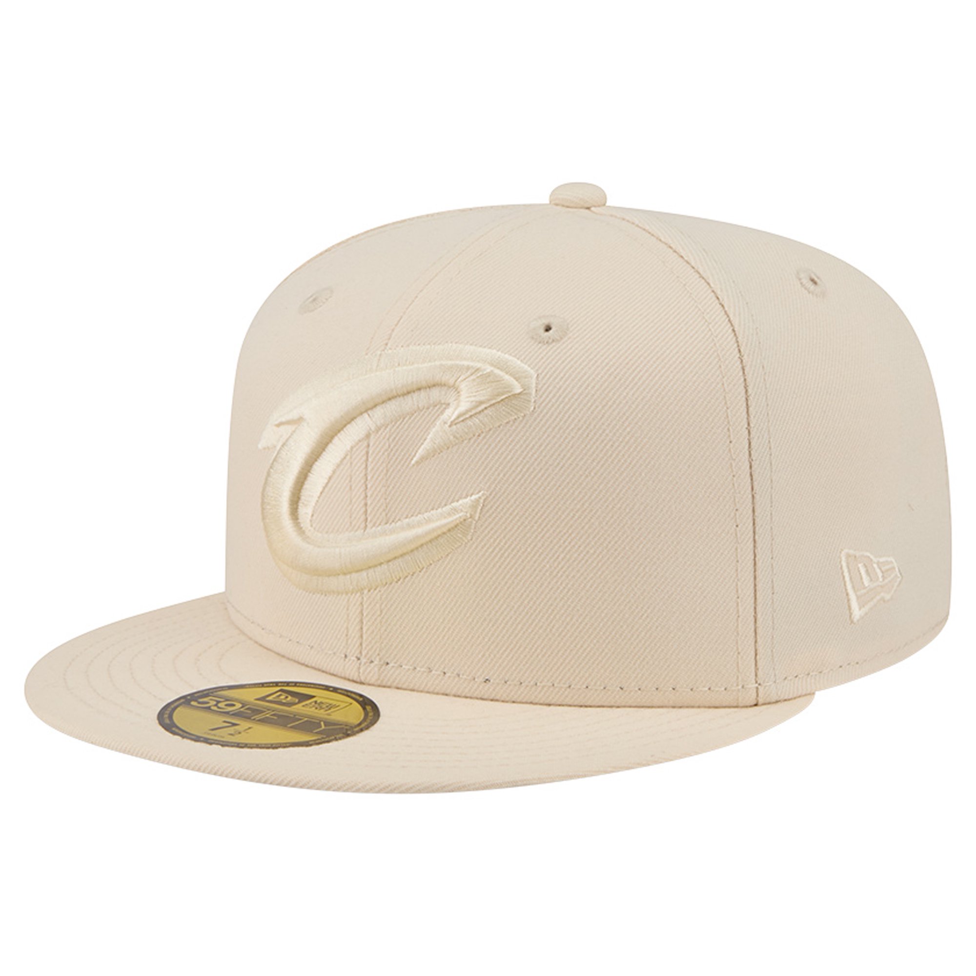 Men's New Era Cream Cleveland Cavaliers Color Pack 59FIFTY Fitted Hat