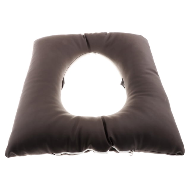Funda para asiento de inodoro, cojín para cómoda, cómodo cojín Universal para asiento de inodoro para discapacitados, ancianos, dormitorio, granja, Agujero redondo marrón
