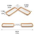 thumbnail image 2 of Bewildely Estante organizador de almacenamiento de pared para baño multifunción, estante giratorio, almacenamiento de pared para cocina montado Almacenamiento y organización del hogar Grisáceo, 2 of 3