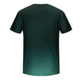 thumbnail image 5 of Tdoqot Mens Shirts Short Sleeve- Loose Fit Casual Summer Fashion Gradient T Shirt Army Green Size L, 5 of 5