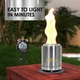 thumbnail image 4 of Red Mountain Valley 5.5" Smokeless Fire Pit w/Fireproof Mat & Bag, Portable Stainless Steel for Camping/Patio, 4 of 8