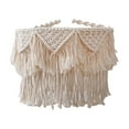 thumbnail image 2 of Pantalla de lámpara colgante de macramé, cubierta de luz colgante de tejido nórdico bohemio, pantalla de lámpara colgante de repuesto para habitación, 2 of 8