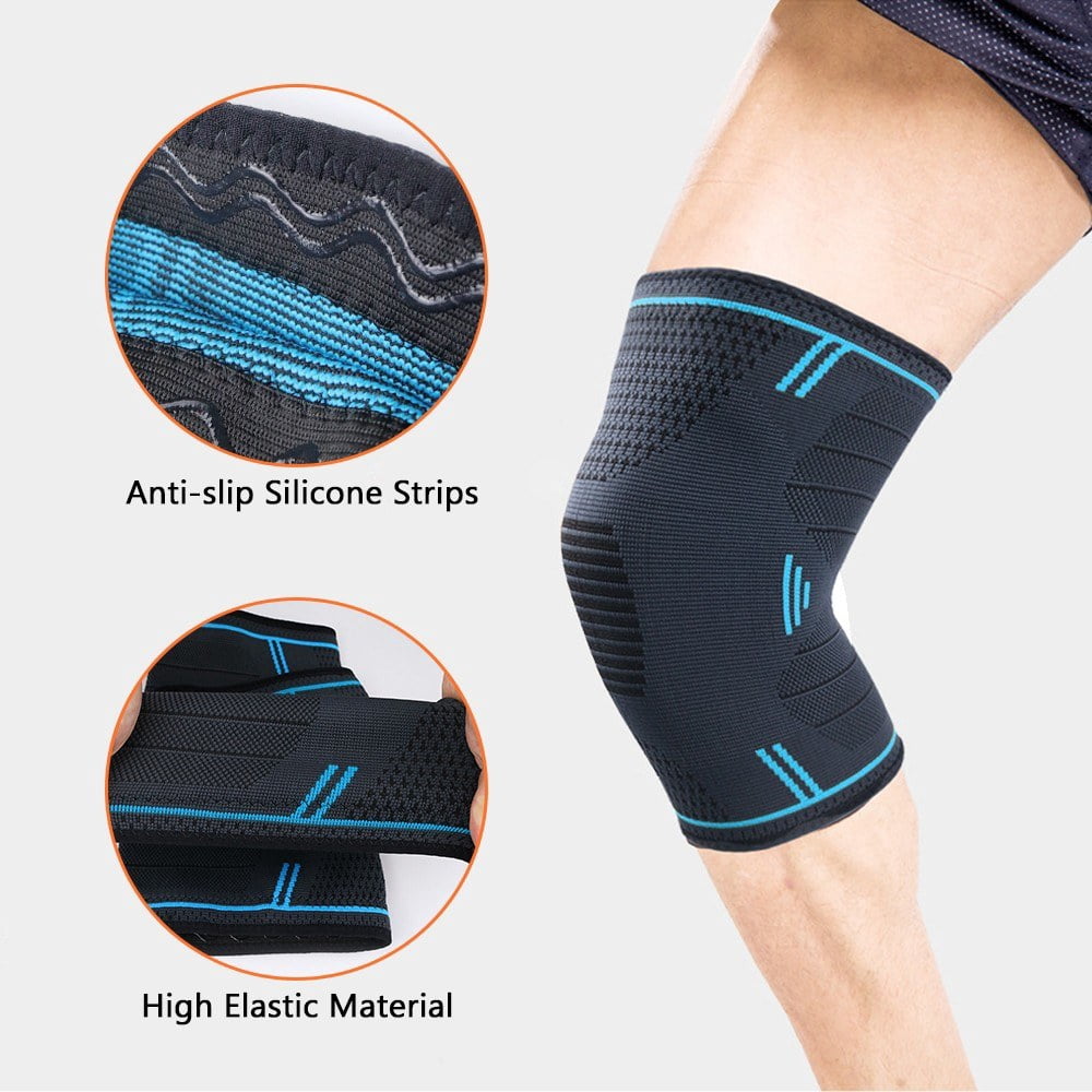 Anti-Slip Compression Knee Pads for Joint Support in Sports
