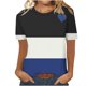 thumbnail image 1 of Camisetas Casuales de Manga Corta con Cuello de Tripulación Impresa de San Valentín Tee Gráfica Ligera Top 95% Poliéster 5% Elastano para el Uso Diario, Camiseta de Moda Cómoda, 1 of 8