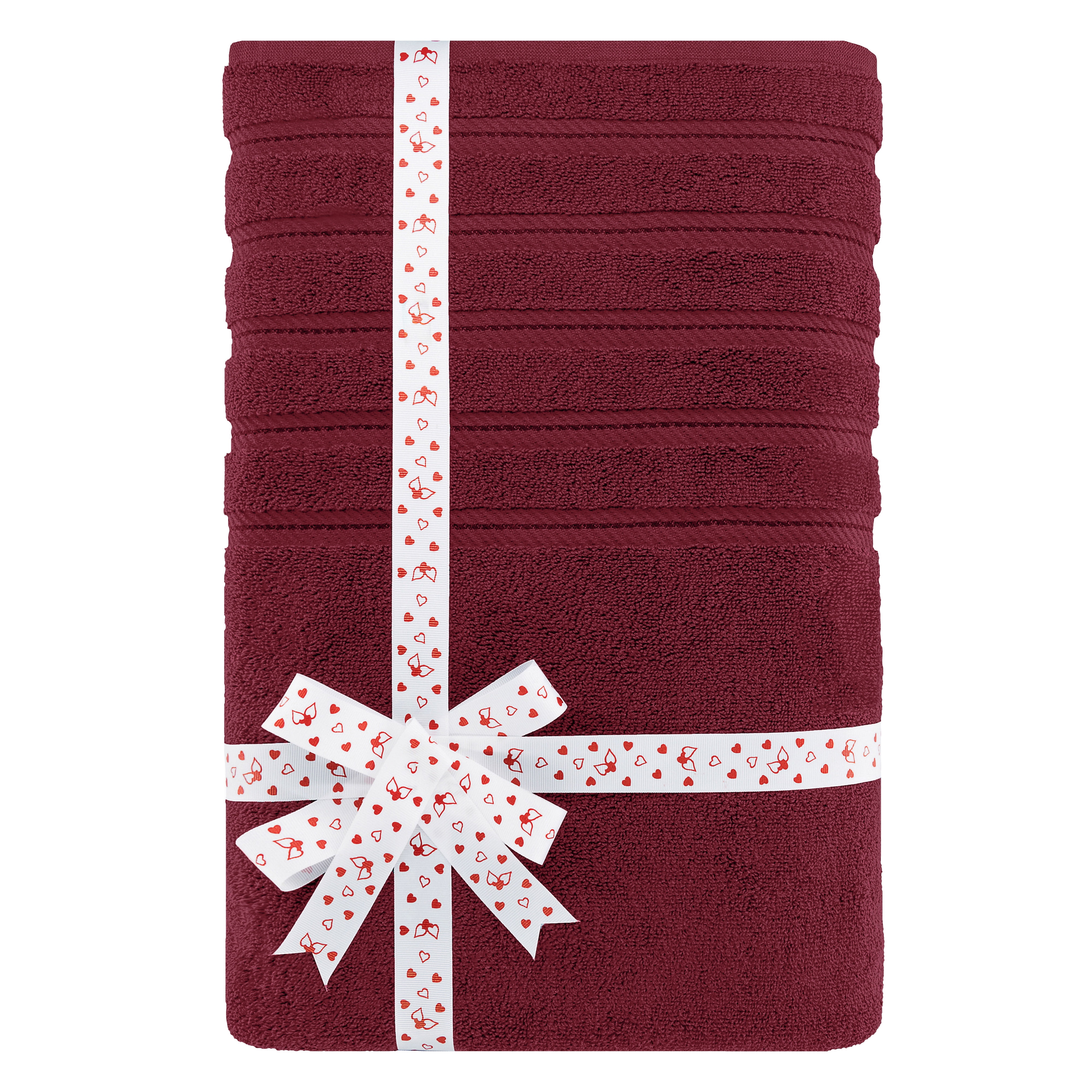 American Soft Linen Bath Sheet 35x70 Inch 100% Turkish Cotton Bath Towel Sheets - Bordeaux Red