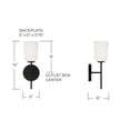 thumbnail image 3 of Capital Lighting 648811-542 Lawson 14" Tall Wall Sconce - Nickel, 3 of 7